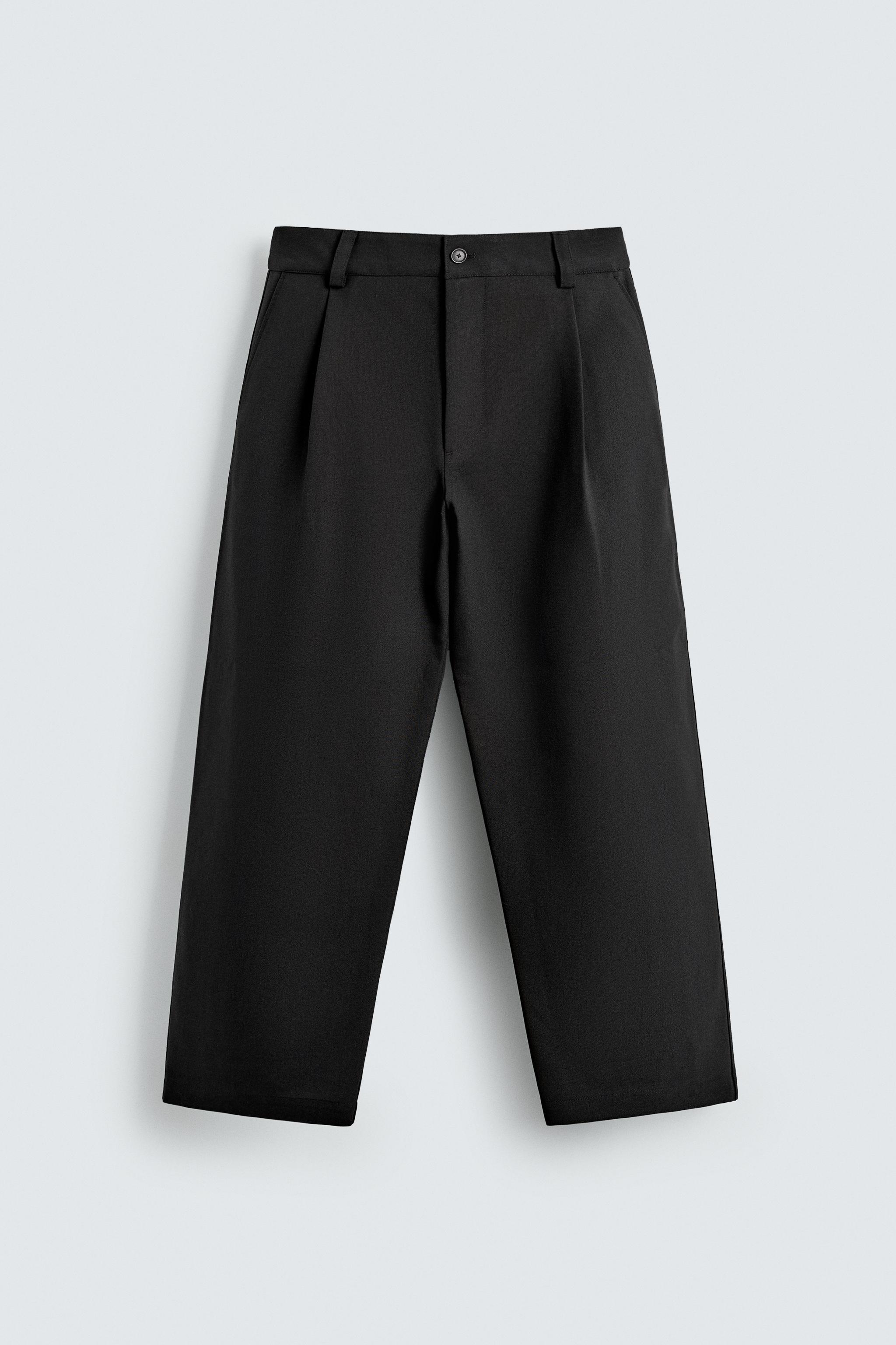 PLEATED BALLOON FIT PANTS